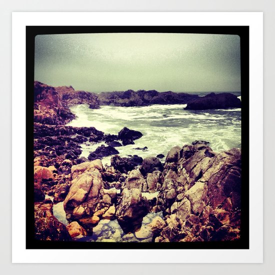 On the Rocks Art Print