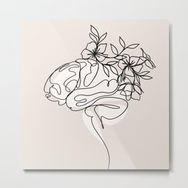 Brain III Metal Print