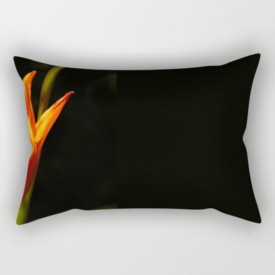 tulip, flower, warm light Rectangular Pillow