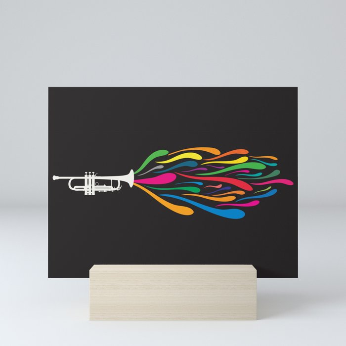 A Trumpet Mini Art Print