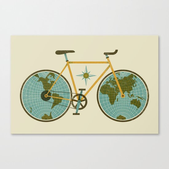 Ride For The World Canvas Print