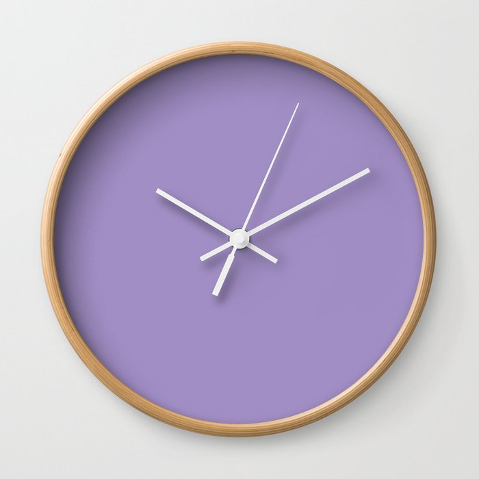 Periwinkle Shards / Lavender (Mix & Match Set) Wall Clock