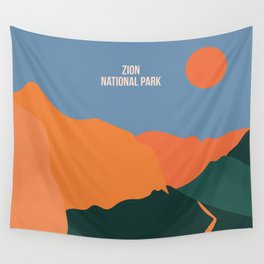 The Solitude Of Zion National Park Wall Tapestry
