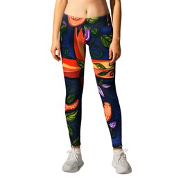 Palomas Noche Symmetrical Art2 Leggings