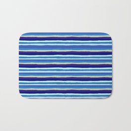 Shaky Stripes, Blue & Purple Bath Mat | Graphicdesign, Dormroom, Colorful, Mug, Regan, Accessories, Reganduchene, Happy, Duchenedesigns, Trendy 