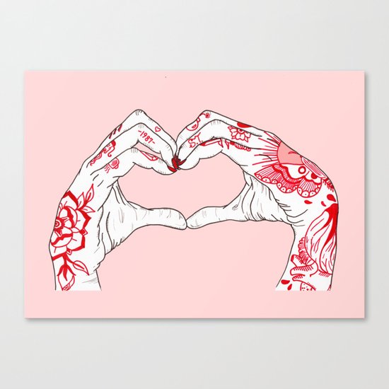 I Heart You Canvas Print