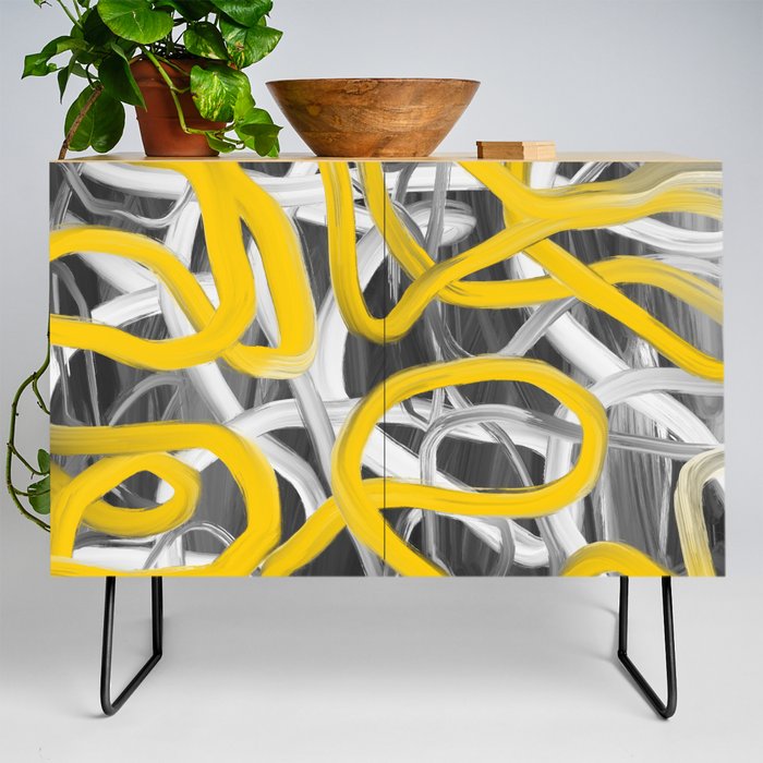 Abstract expressionist Art. Abstract Painting 7. Credenza