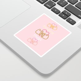 Sending Hugs (Pink) Sticker