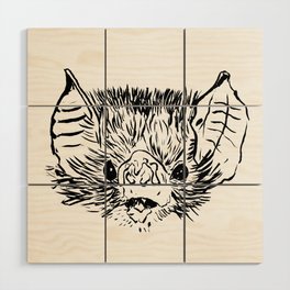 Feisty Bat (Tabitha) Wood Wall Art