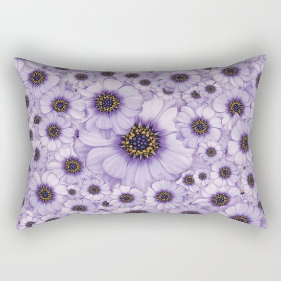 Daisy Pattern Rectangular Pillow