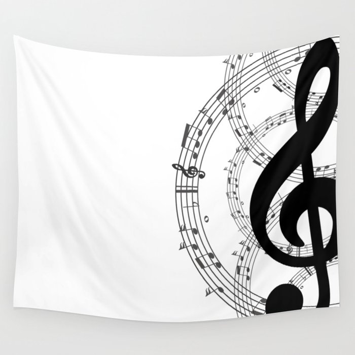 Musical Note Wall Tapestry