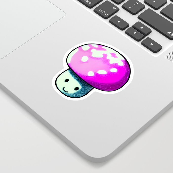 Cute Kawaii Mushroom Sticker
