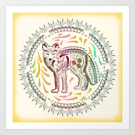Fox Art Print