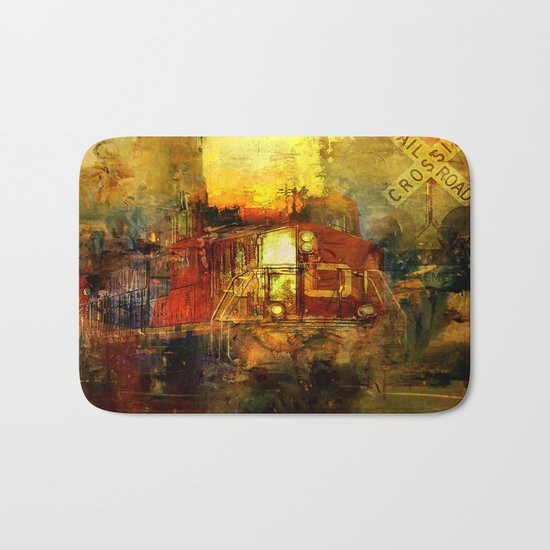 The trein from nowhere Bath Mat