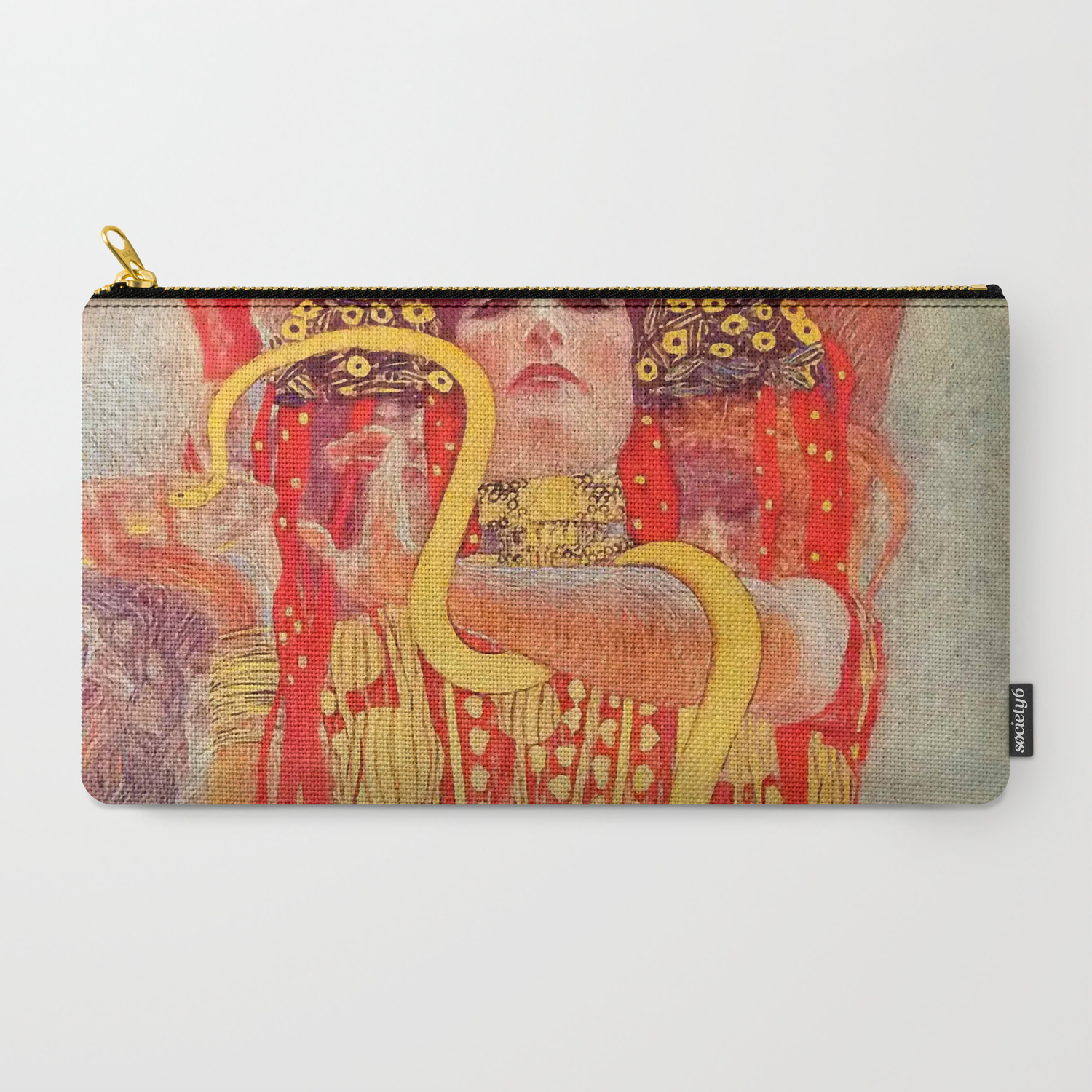 Gustav Klimt University Of Vienna Ceiling Paintings Medicine Detail Showing Hygieia Carry All Pouch