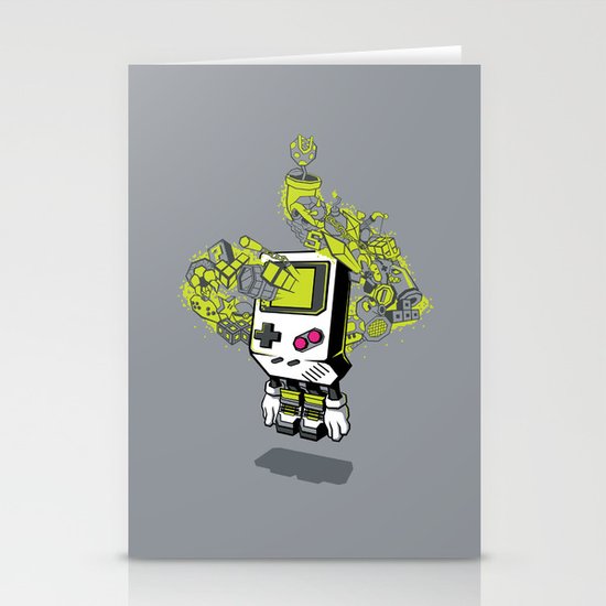 Pixel Dreams Stationery Cards