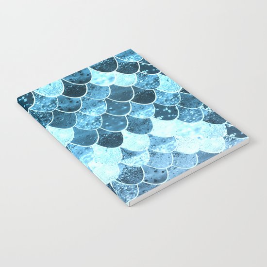 REALLY MERMAID SILVER BLUE Notebook