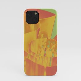 Orange Waves iPhone Case