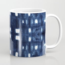 Shibori City Blue Coffee Mug