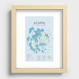 Acadia National Park Recessed Framed Print