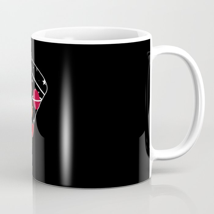 Space Pizza (black) Coffee Mug