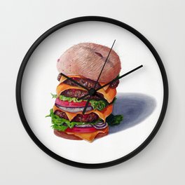 Belly Burger Wall Clock