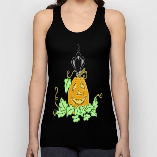 Halloween Crow Roost Unisex Tank Top