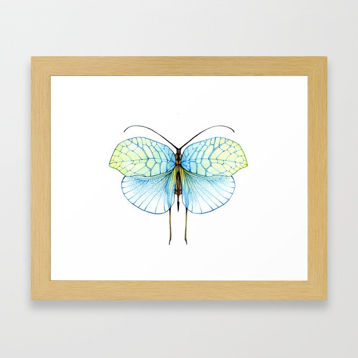Leaf bug Framed Art Print