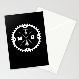 Mountain Bike Bicycle Biker Stationery Card