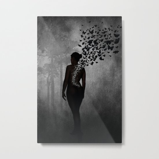 The Butterfly Transformation Metal Print