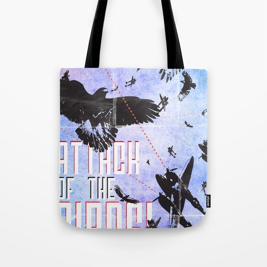 Attack of The Birds! Tote Bag
