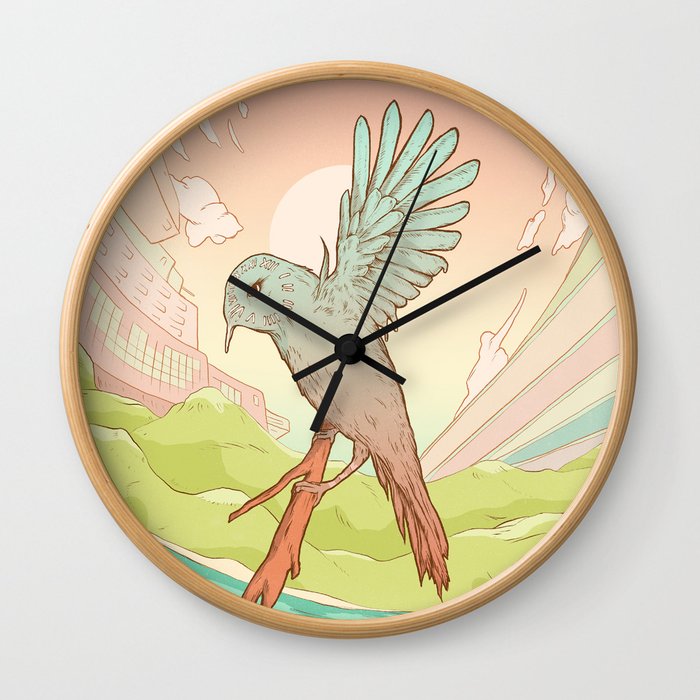 Clockhead (or the Contemplation of Time) Wall Clock