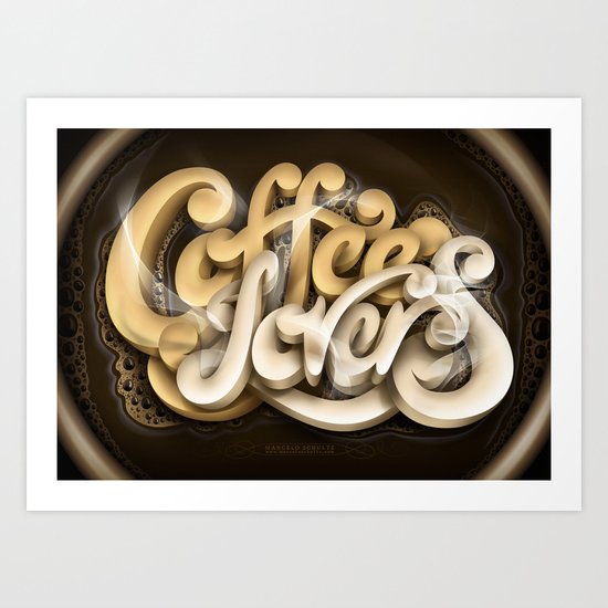 Coffee Lovers Art Print