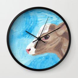 A Heifer Calf Named Keely Wall Clock