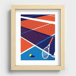 Tennis Recessed Framed Print