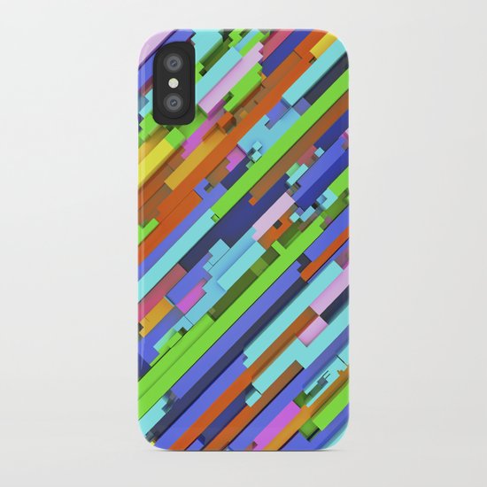 NeonGlitch 3.0 iPhone Case