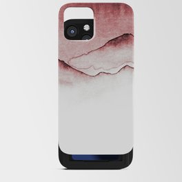 Red Mountains iPhone Card Case