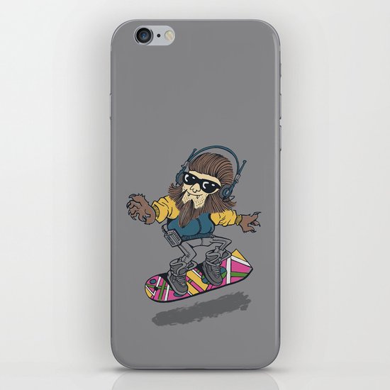 teen wolf on a hover board iPhone & iPod Skin