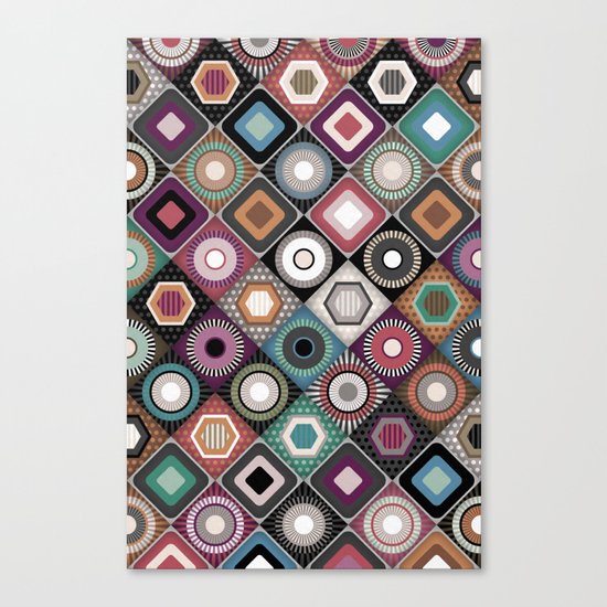 festival dusk diamond Canvas Print