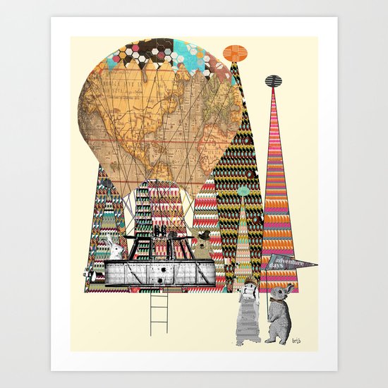 adventure days Art Print