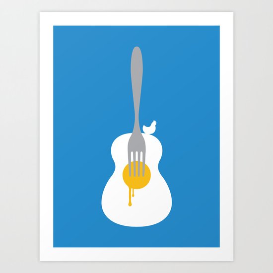 Yolkulele Art Print