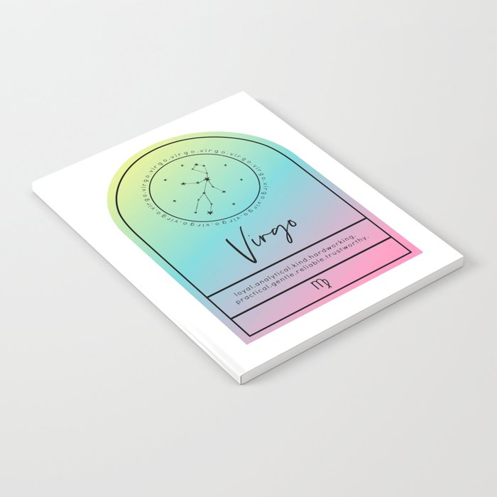 Virgo Zodiac | Gradient Arch Notebook