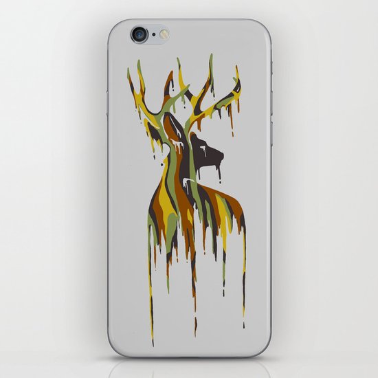 Painted Stag iPhone & iPod Skin