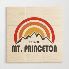 Mt. Princeton Colorado Wood Wall Art