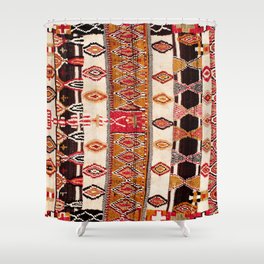 Beni Yacoub South Morocco North African Pile Rug Print Shower Curtain