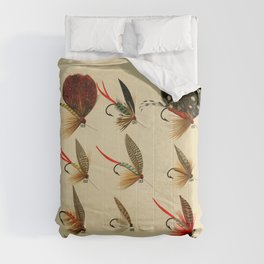 Illustrated Trout Fishing Flies Chart from Favorite Flies and Their Histories  Comforter