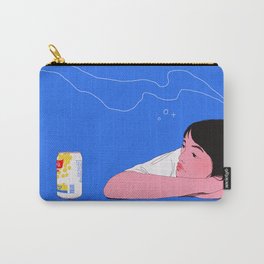 Asian Nostalgia Snacks - Soymilk Carry-All Pouch | Soymilk, Asianfood, Contemplative, Vietnamese, Digital, Asiandrink, Drawing, Curated, Asian, Suadaunanh 
