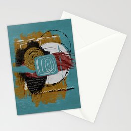 Abstract art Stationery Cards