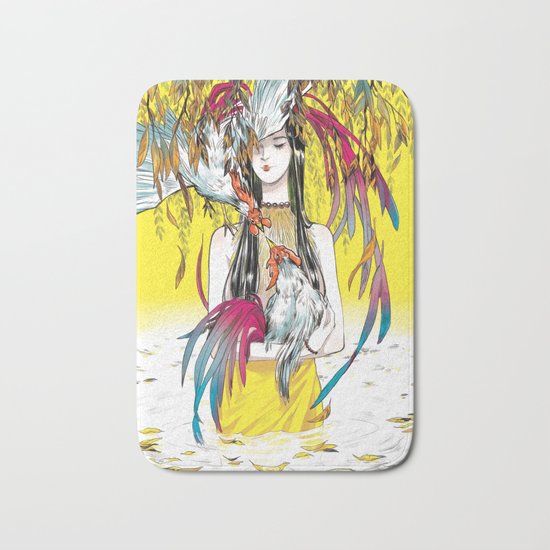 Year of the Rooster Bath Mat