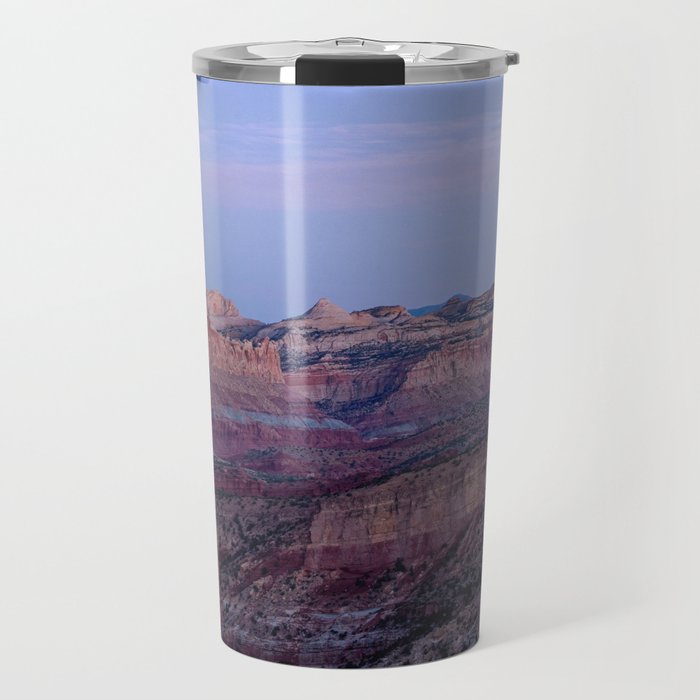 Nature's Paint - "The Reef", Sunset Point, Capitol Reef National Park, Utah, USA Travel Mug